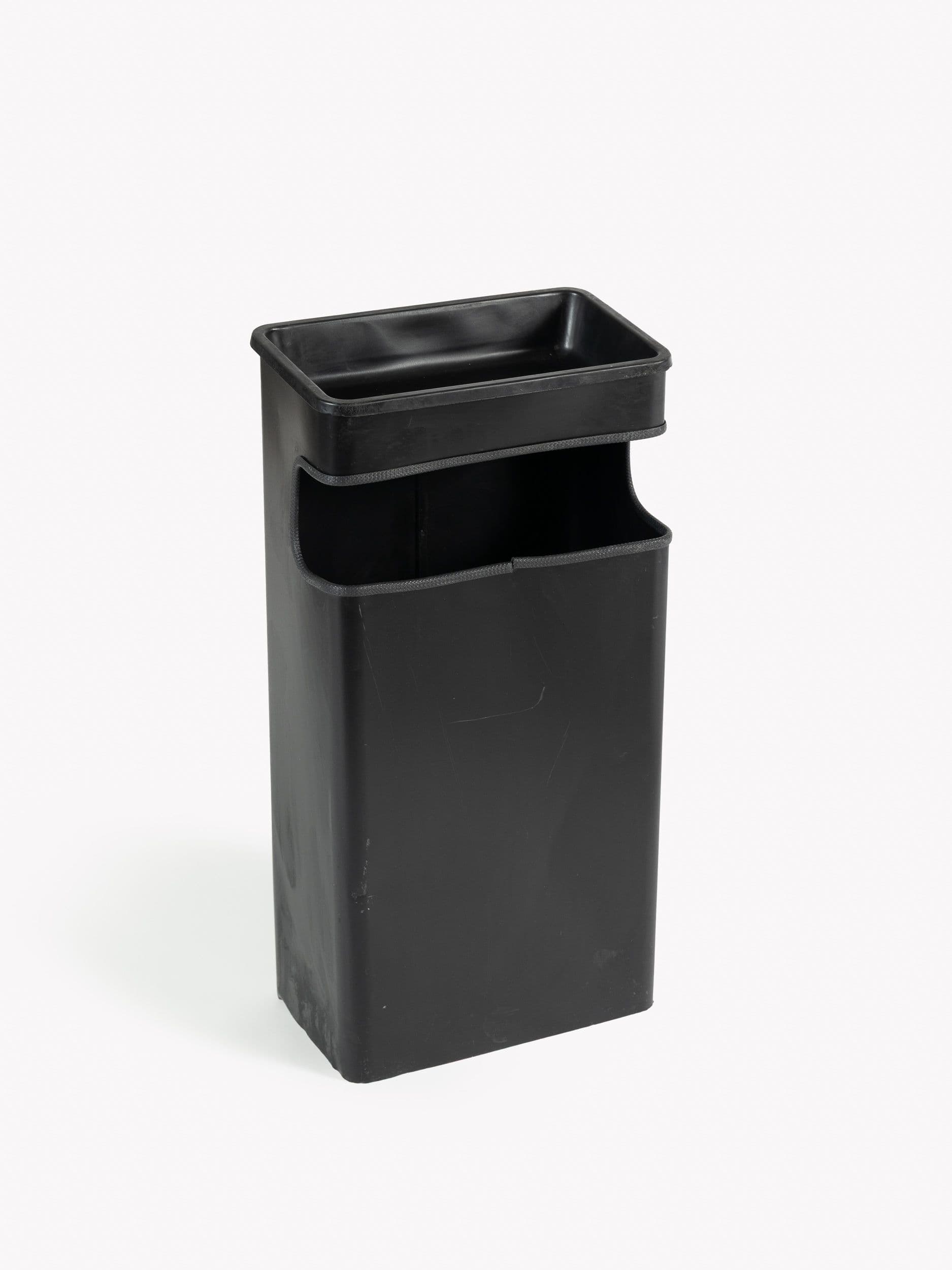 CENICERO-PAPELERA DE PIE METALICO