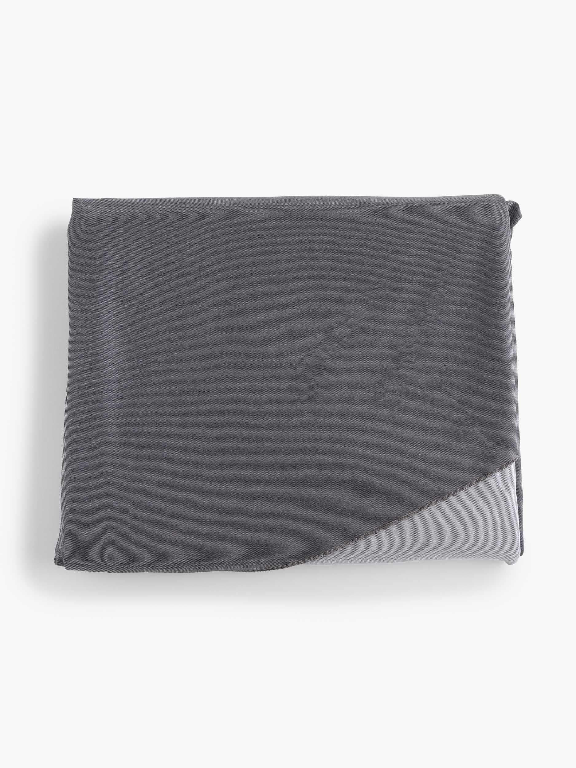 Round tablecloth 3.20m ø grey/silver