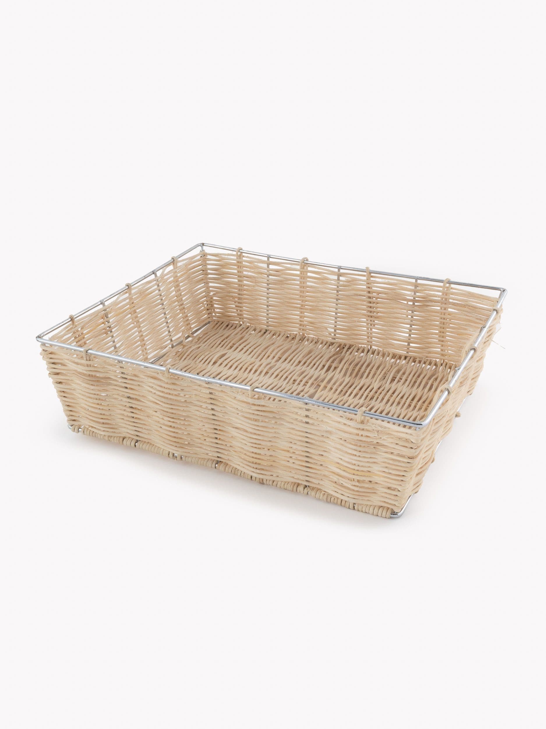 CESTA PAN MIMBRE RECTANGULAR 30x24cm.