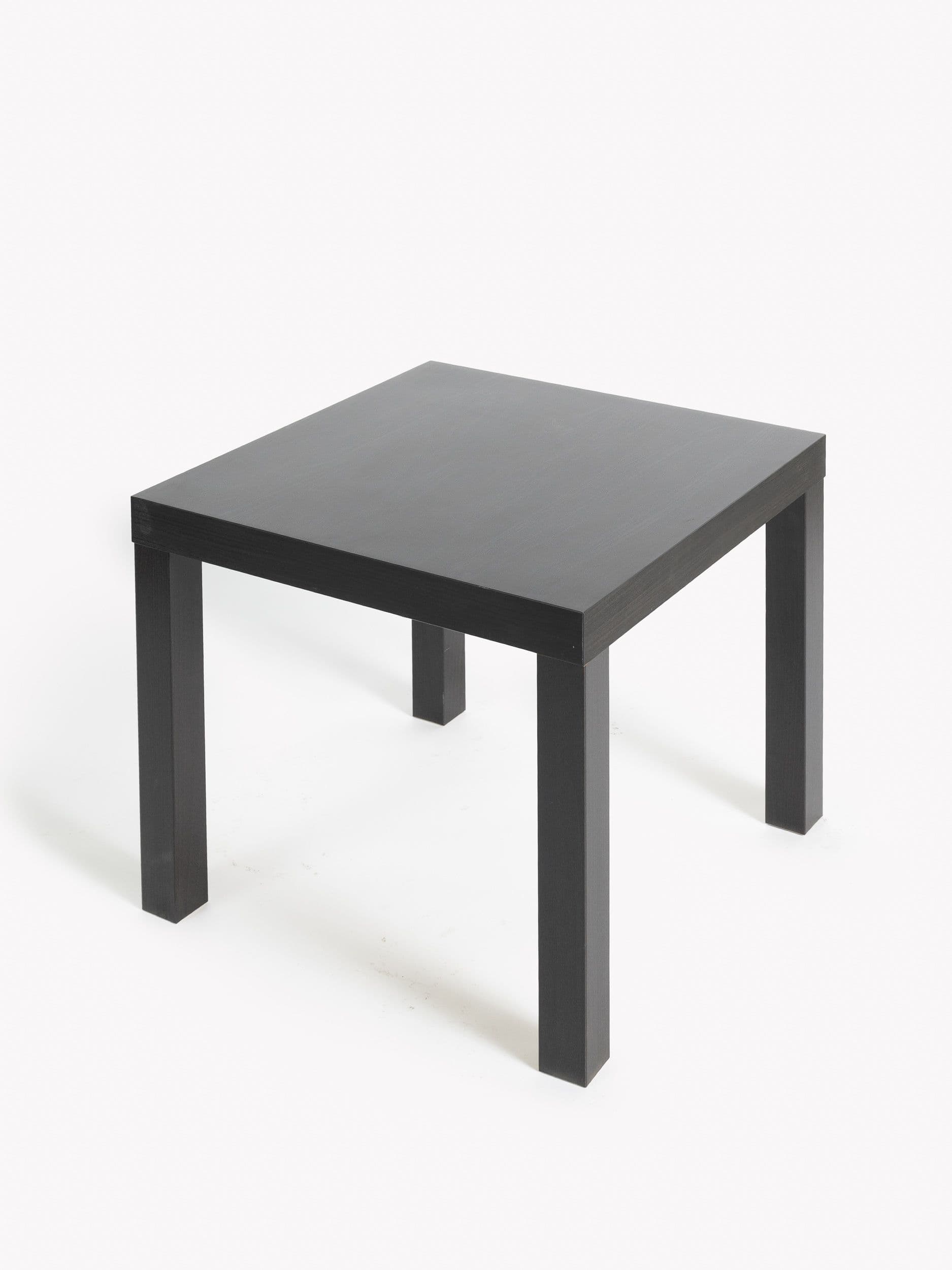 MESA BAJA RINCONERA MADERA NEGRA 50 x 50 x 45 cm