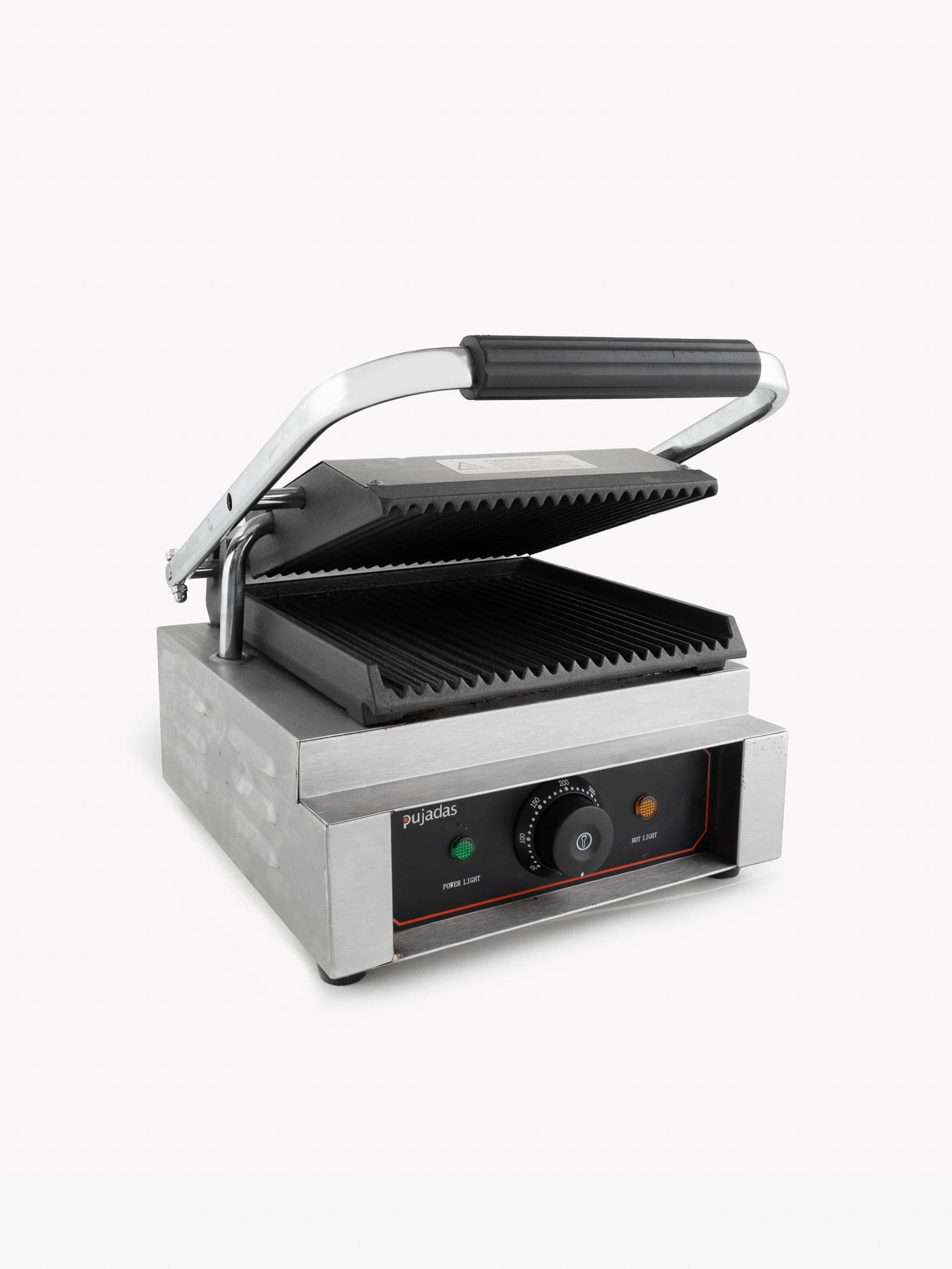 PLANCHA ELECTRICA+GRILL 2500W 0-250ºC 40x40cm.