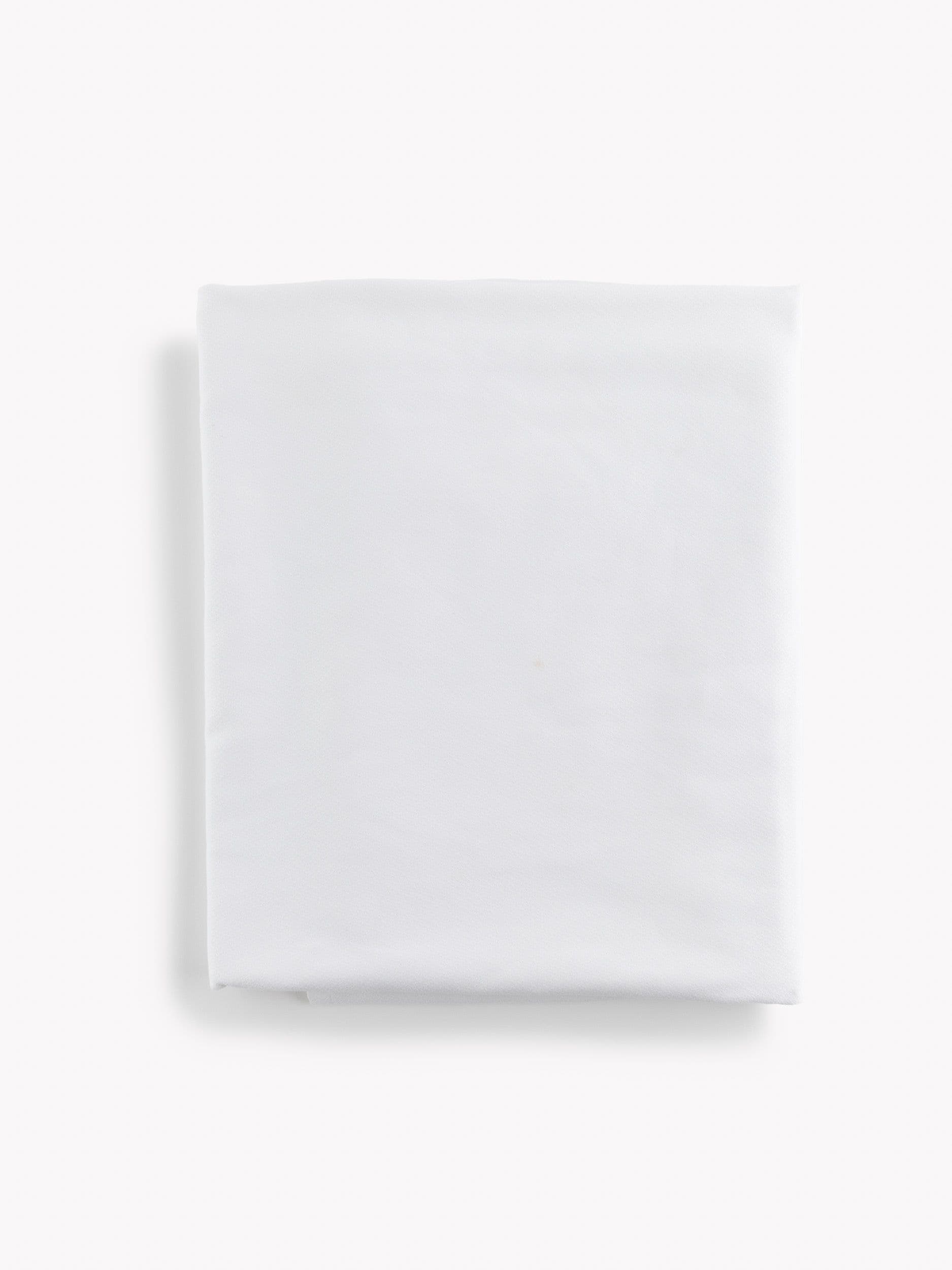 White crepe tablecloth 2.4 x 1.4m