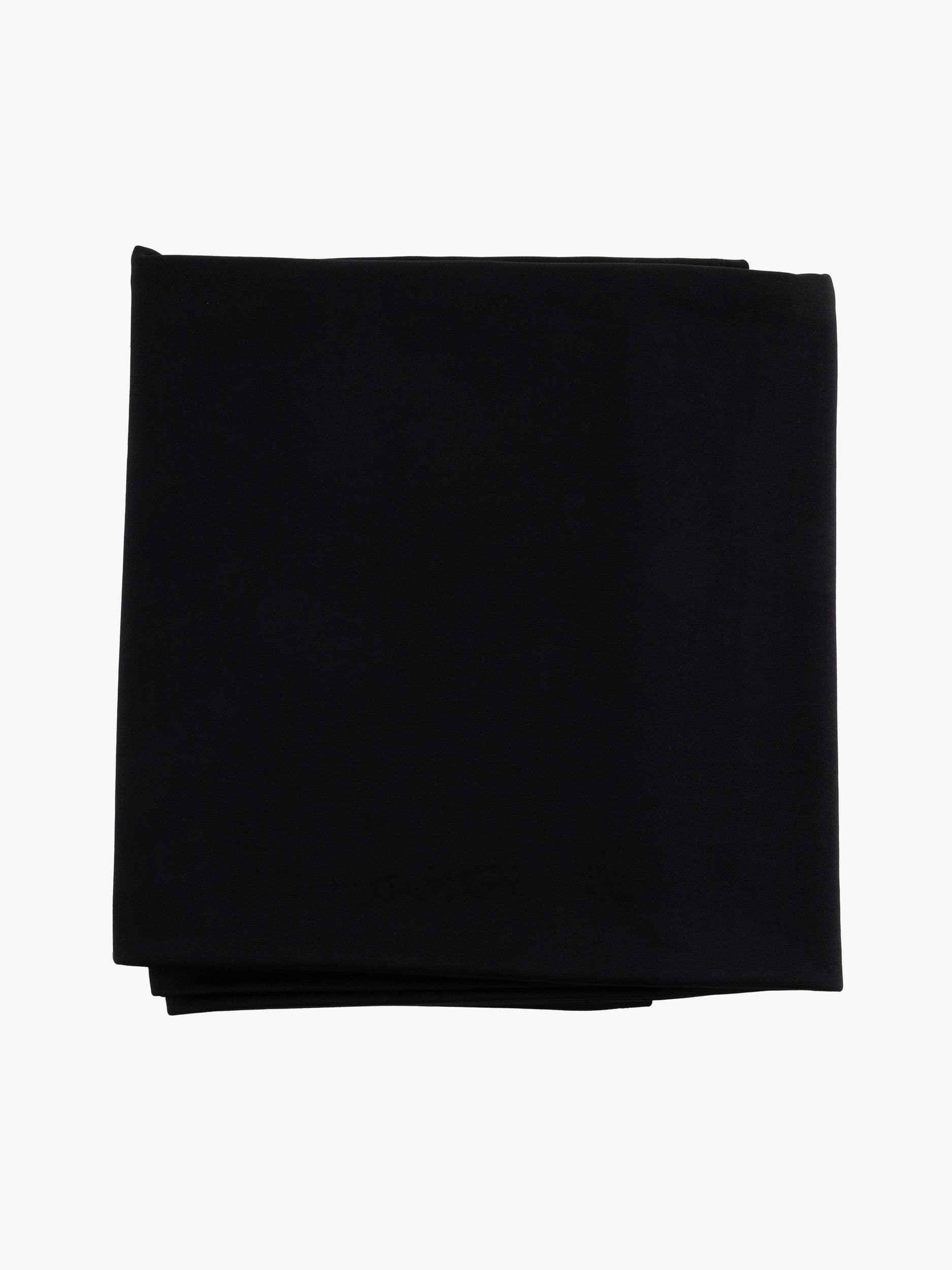 Black tablecloth, polyester 2.3 x 2.3m