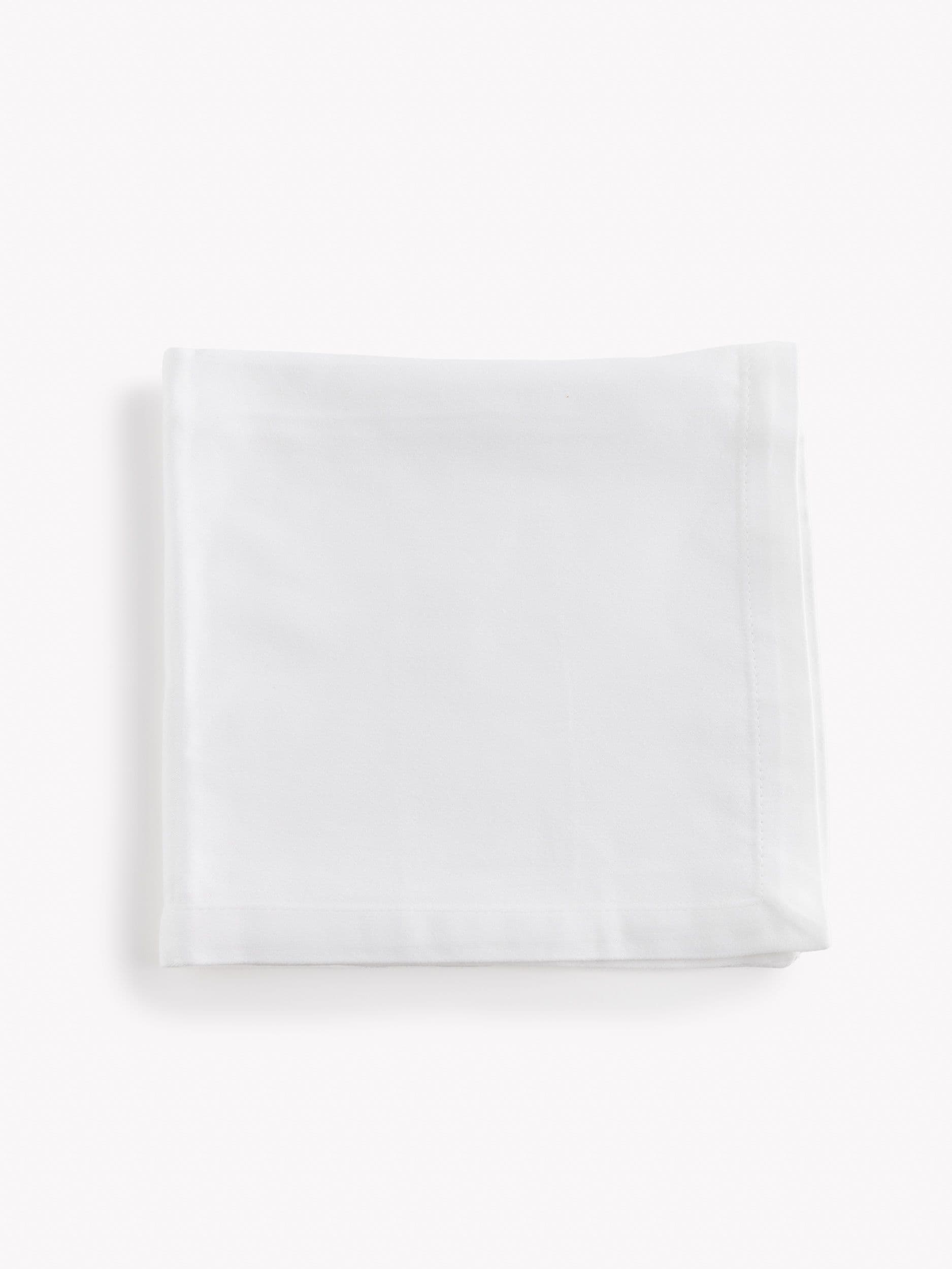 White polyester napkin