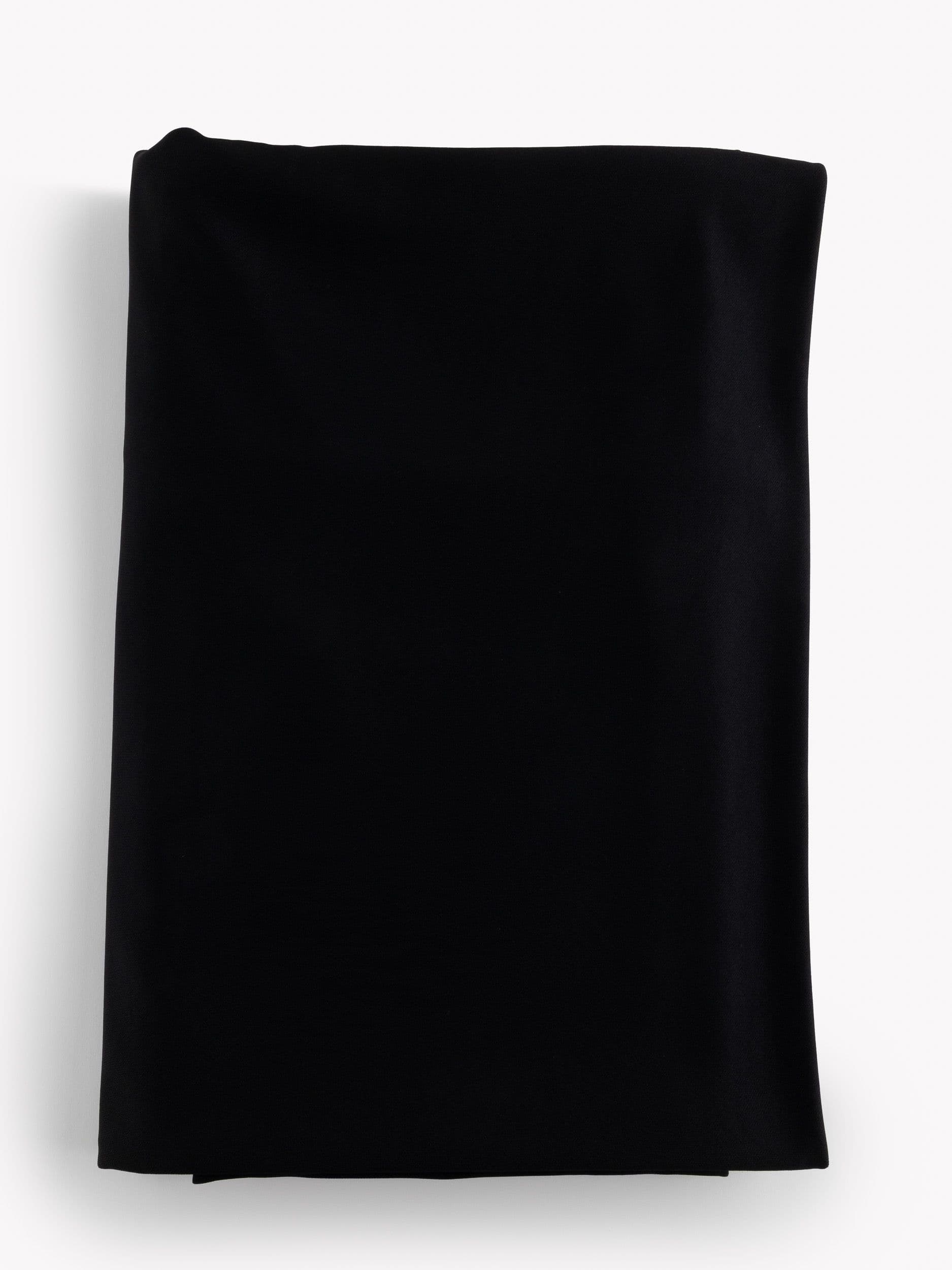 Black polyester tablecloth 3.5 x 2.2m