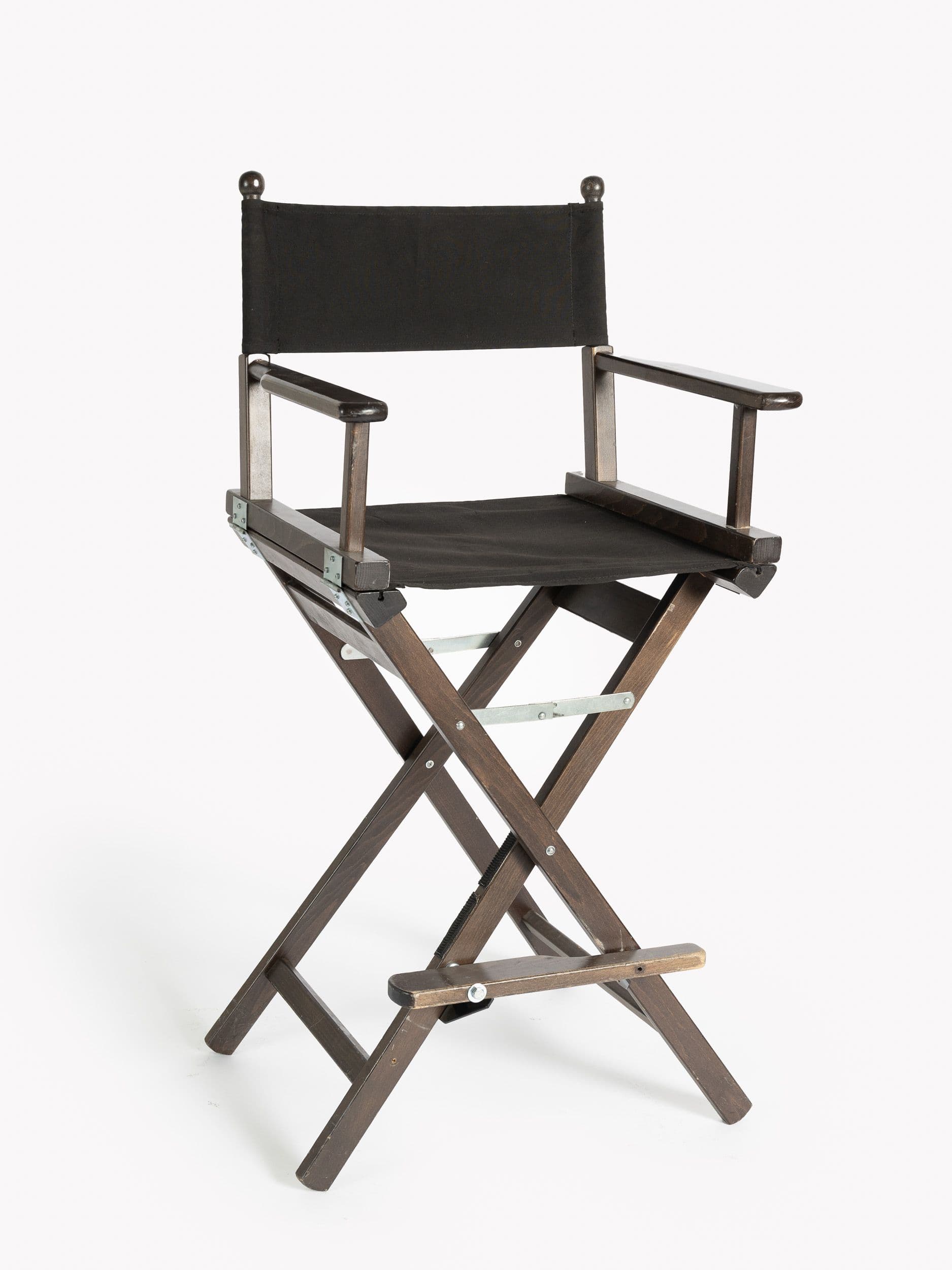 SILLON DIRECTOR ALTO PLEGABLE LONA NEGRA