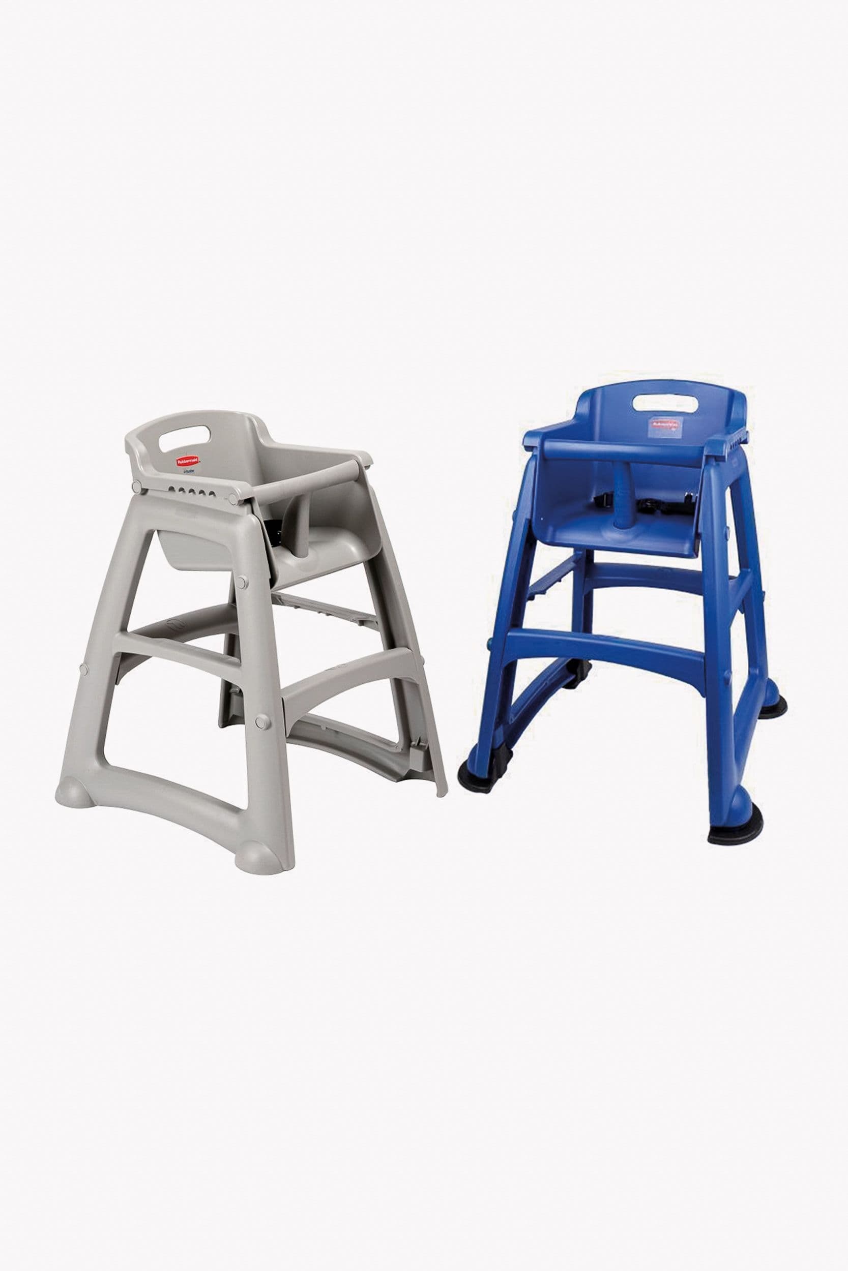 Stackable plastic high chair for children