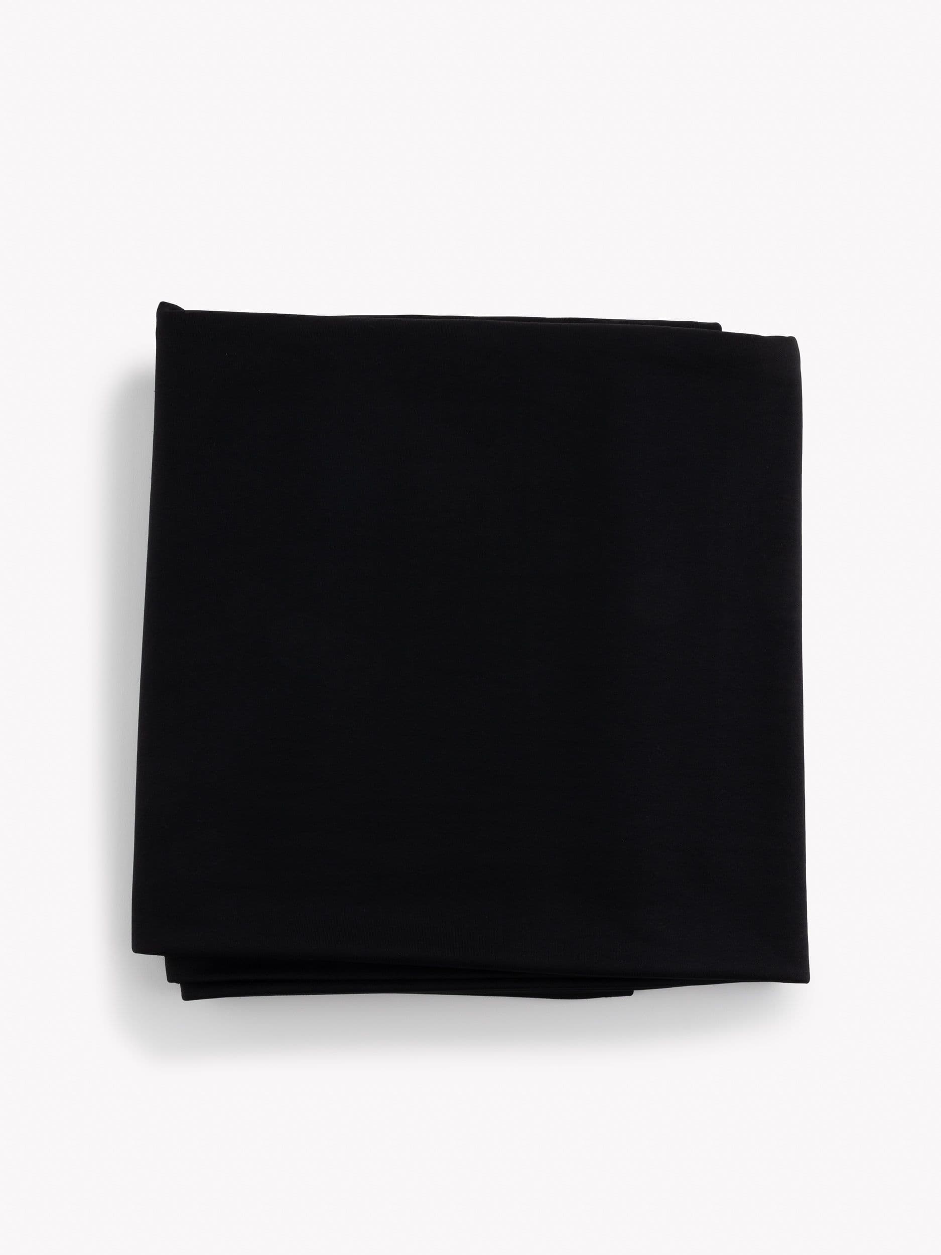 Black tablecloth, polyester 3.5 x 1.5m