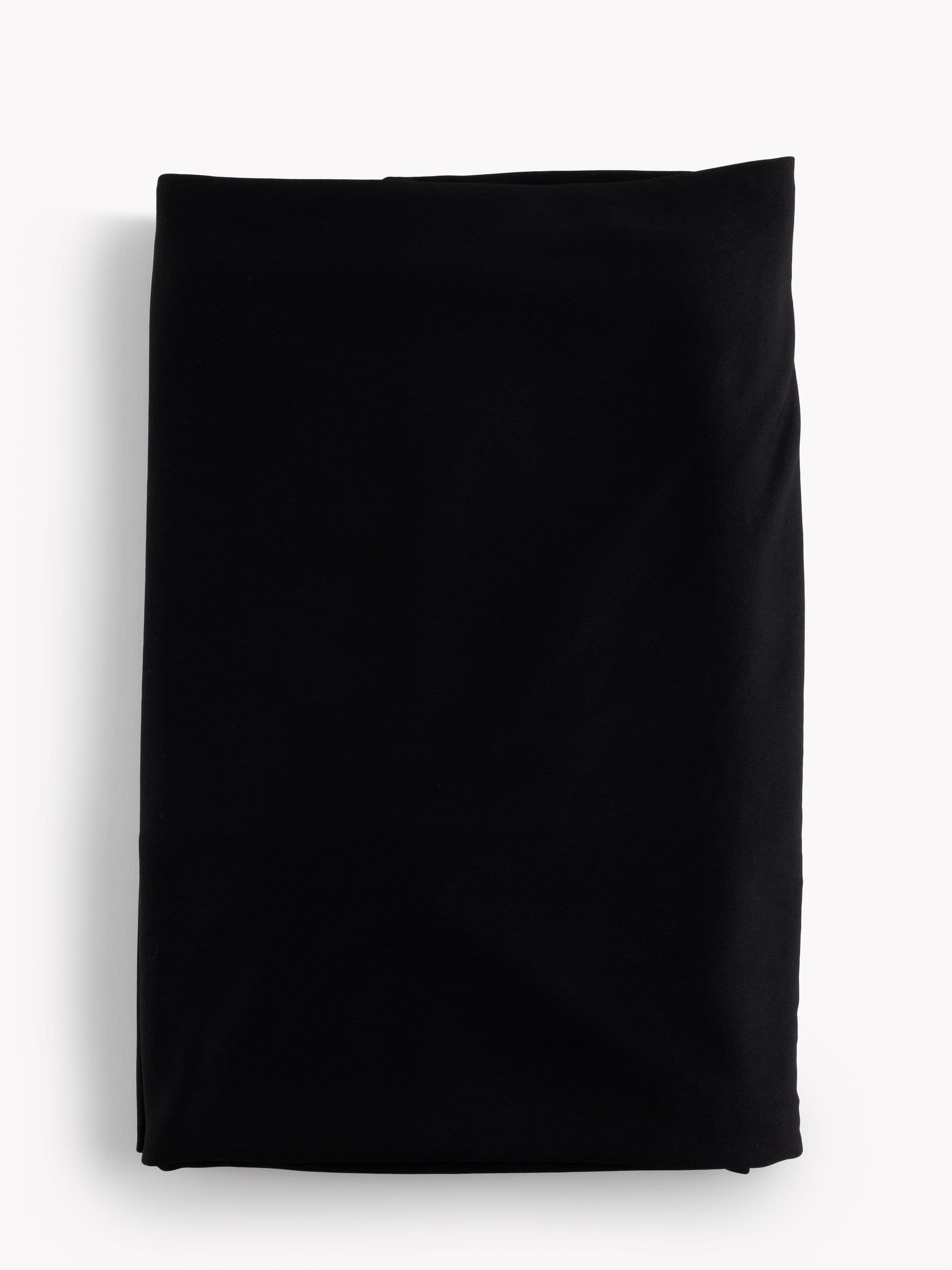 Black satin tablecloth 2.70 x 2.20m